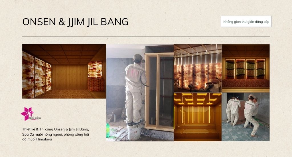 Thi công lắp đặt spa Jjim Jil Bang Osen