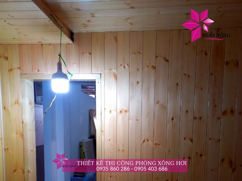 Xây dựng phòng xông hơi sauna gỗ cao cấp